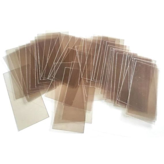 Foglio isolante in mica trasparente 80x28mm Foglio isolante in mica trasparente 80x28mm